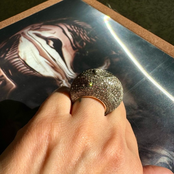 Sheryl Lowe Diamond Dome Ring - Picture 5 of 6